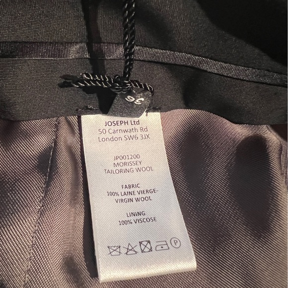 Joseph,Tailoring Wool Morrissey Trouser, Size 36 Truffle Color - Picture 5 of 5